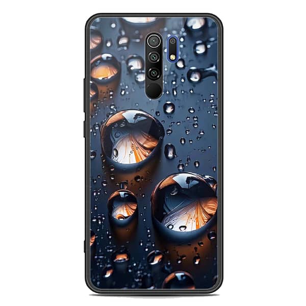 Xiaomi Poco M2 Ultra Shine Glass Case with Soft Silicon Borders