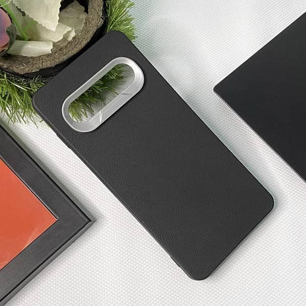 Samsung Galaxy S10 Plus Black Cover with Metal Camera Ring Protection