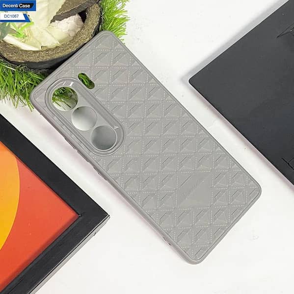 Gray Soft TPU Shockproof Back Cover for Tecno Camon 40 Pro - Slim and Durable Protection