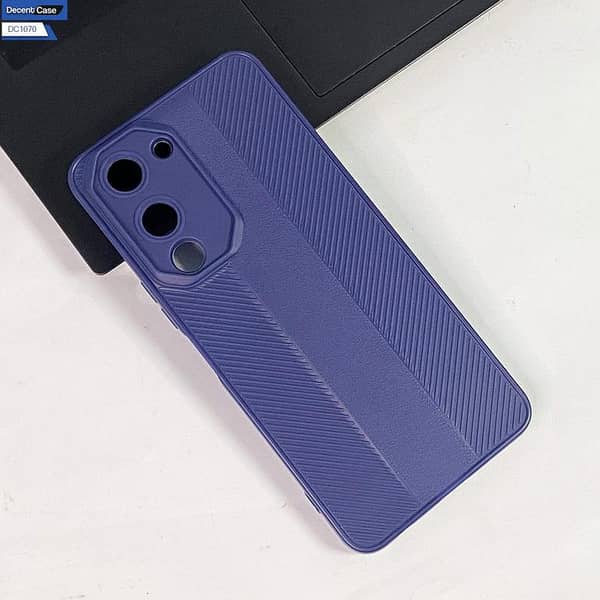 Tecno Camon 18T Slim Fit Back Case - Blue