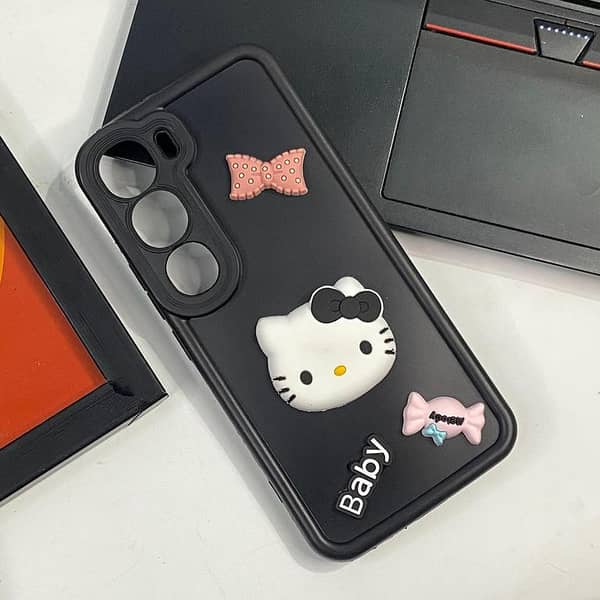 Vivo Y200 (2025) Sweet Girls 3D Love Heart Soft Case for Girls