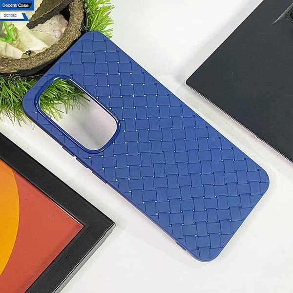 Premium Woven Design Anti-Slip Protection Case for Tecno Spark 40 Pro Plus