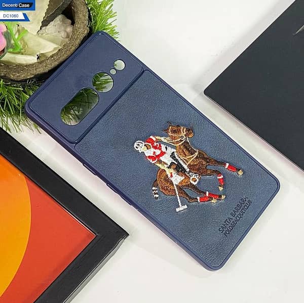 Santa Barbara Polo & Racquet Back Case for Google Pixel 8 - Slim, Durable Silicone Cover