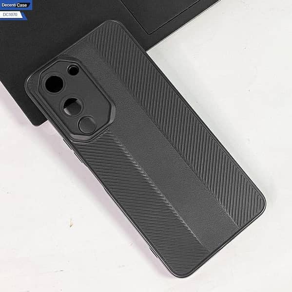 Tecno Camon 18P Black Slim Fit Back Cover
