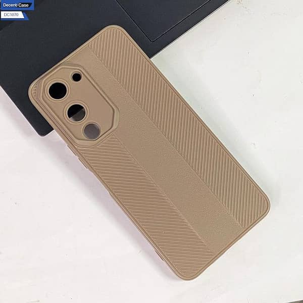 Tecno Camon 18P Light Brown Slim Fit Back Cover