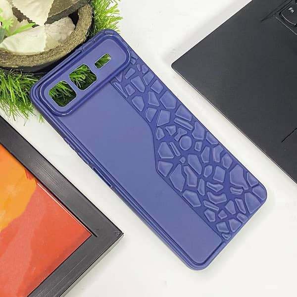 Infinix Smart 10 Plus Blue Back Cover - Protective and Modern Design