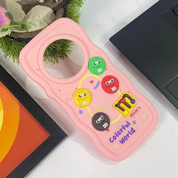 Xiaomi Redmi A4 Pink Cover - Cute 3D Cartoon Case for Girls