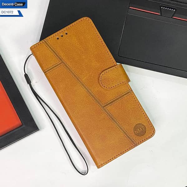 Light Brown Megantic Flip Book Cover for Google Pixel 9 Pro - Premium Leather with Card Holder Option