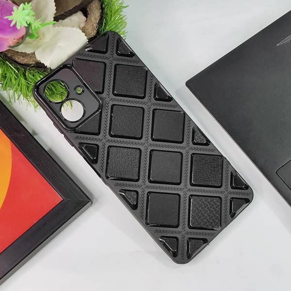 Samsung Galaxy A06 Premium 3D Cube Design Case with Camera Protection