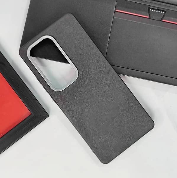 Infinix Hot 50 Pro Plus Leather Case with Metal Camera Ring Protection