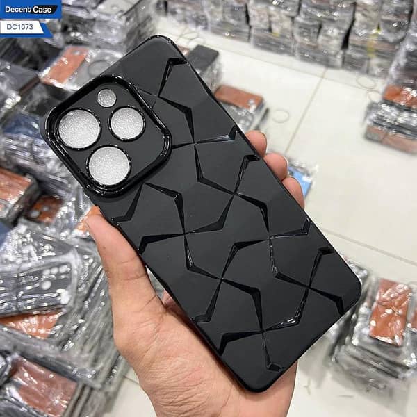 Infinix Hot 40i Phone Case - Black with Camera Protection