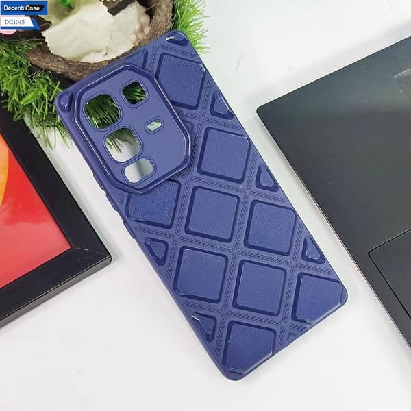 Blue 3D Stylish Phone Case for Infinix Note 50 Pro with Camera Protection