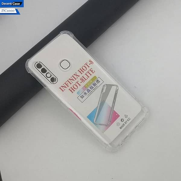 Silicone Bumper Back Cover for Tecno Camon 12 - Transparent Protection