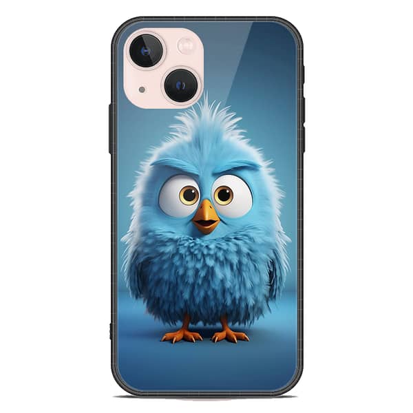 Premium Printed Glass Bumper Case for iPhone 14 - Shock Proof Design