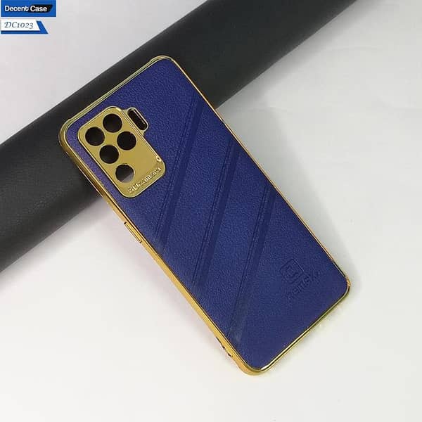 Shockproof Leather Case with Golden Edge for Oppo A94