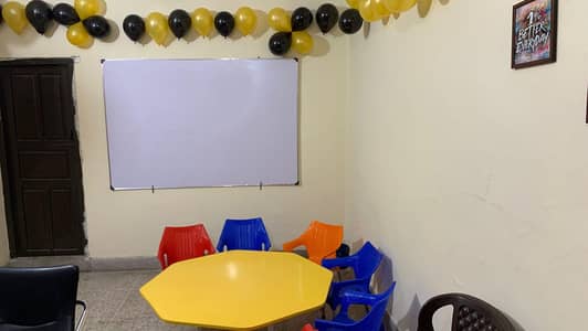 6 chairs n study table for kids