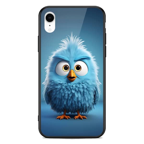 Premium Printed Glass Soft Bumper Case for iPhone XR - Shock Proof