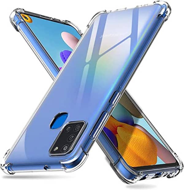Clear Soft Silicone Case for Samsung Galaxy A21s