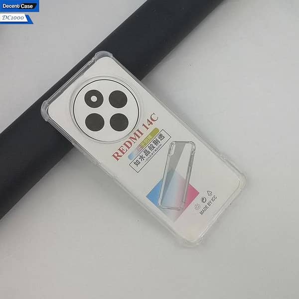 Xiaomi Redmi 14R Silicone Bumper Transparent Back Cover