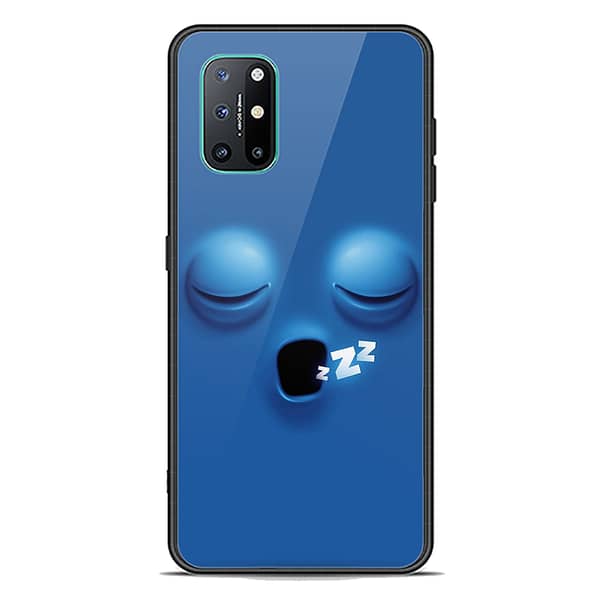 Premium Printed Glass Phone Case with Soft Borders for OnePlus 8T