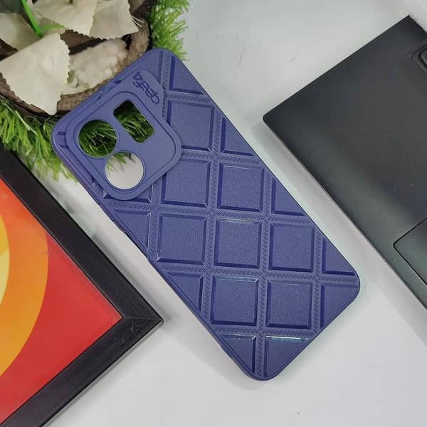 Smart 9 Blue Back Cover - Premium Quality 3D Phone Case with Camera Shield