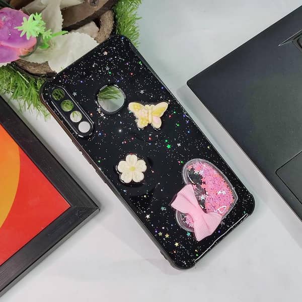 3D Bow Knot Case for Tecno Camon 12 - Cute Girl Design