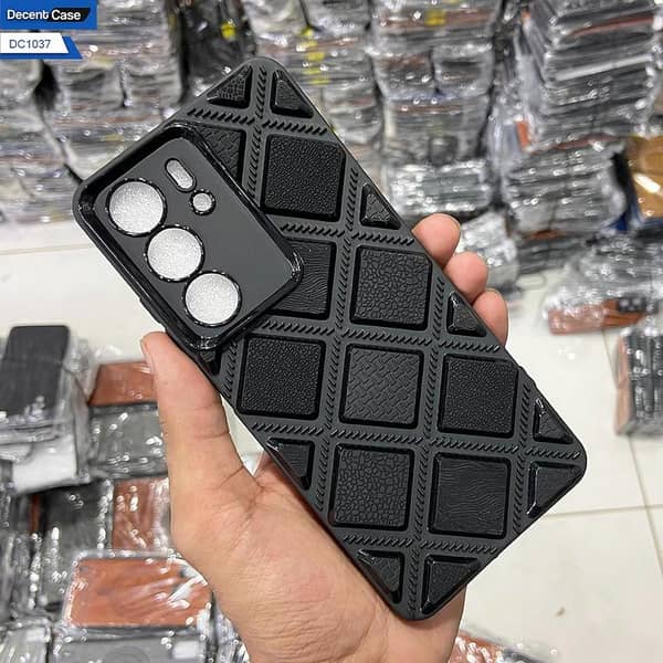 Realme C75 Black Back Cover - Stylish 3D Phone Case with Camera Protection
