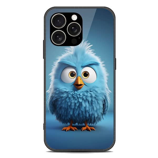 iPhone 15 Pro Max Premium Printed Glass Case with Soft Bumper and Shock Proof Protection