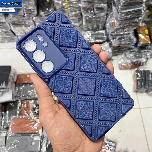 Blue 3D Stylish Phone Case with Camera Protection for Realme C75