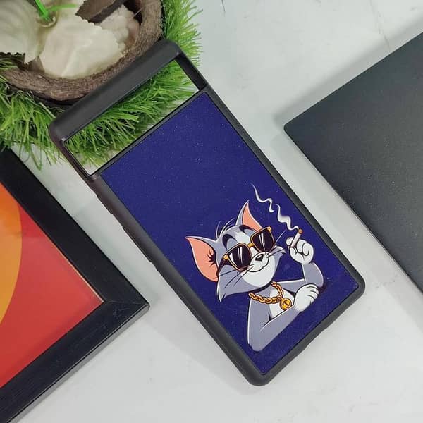 Tom Series Google Pixel 6a Cover - Durable Shatterproof Case in Black