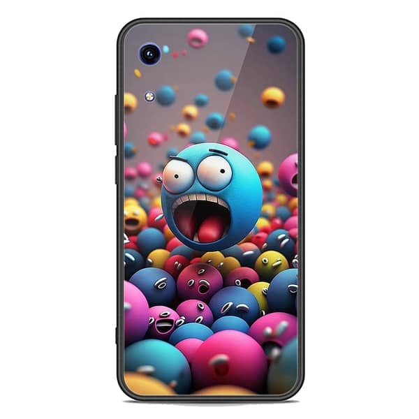 Huawei Honor 8A Premium Printed Glass Phone Case with Soft Border