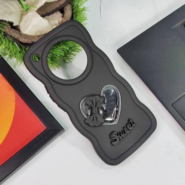 Infinix Zero 40 Premium 3D Sweet Girls Case - Soft Silicone with Camera Protection