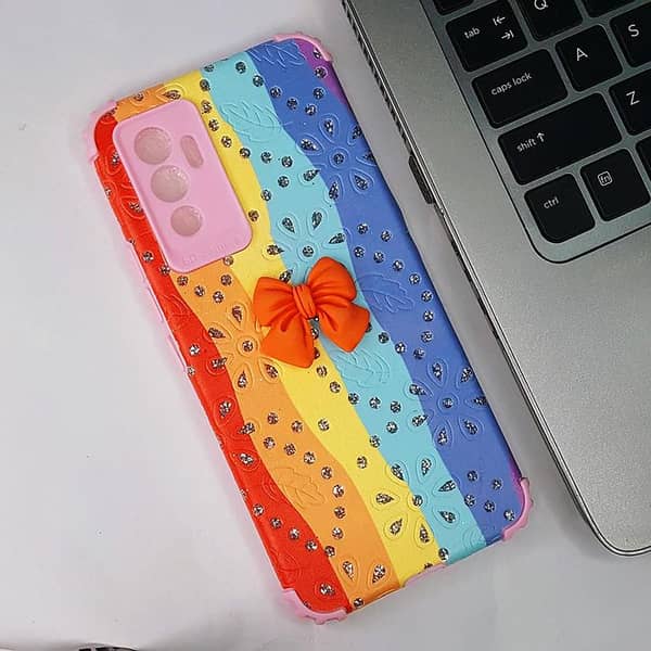 Vivo S10e Colorful Bling Diamond Soft Silicone Case for Girls