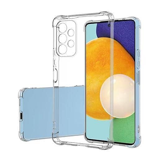 Clear Soft Silicone Case with Electroplating for Samsung Galaxy A73 5G