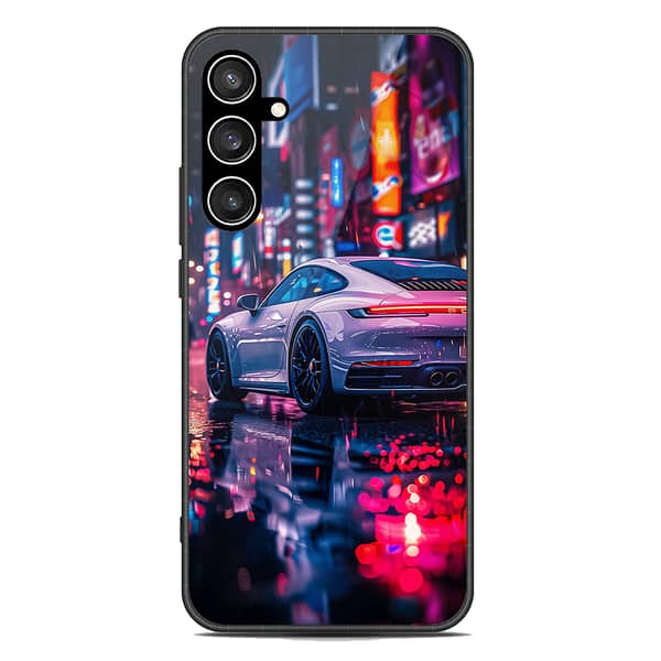 Samsung Galaxy S23 FE Premium Printed Glass Phone Case with Soft Border