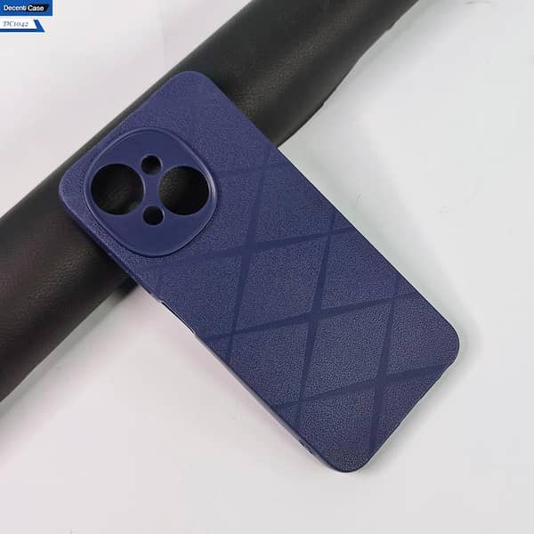 Tecno Pop 9 Soft Silicone Case - Blue with Camera Protection