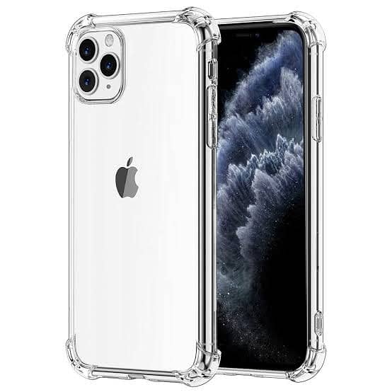Transparent Soft Silicone Case for iPhone 12 Pro Max - Crystal Clear Design