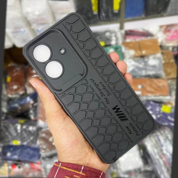 Premium Soft Case for Realme Narzo N61 - Black with Camera Protection