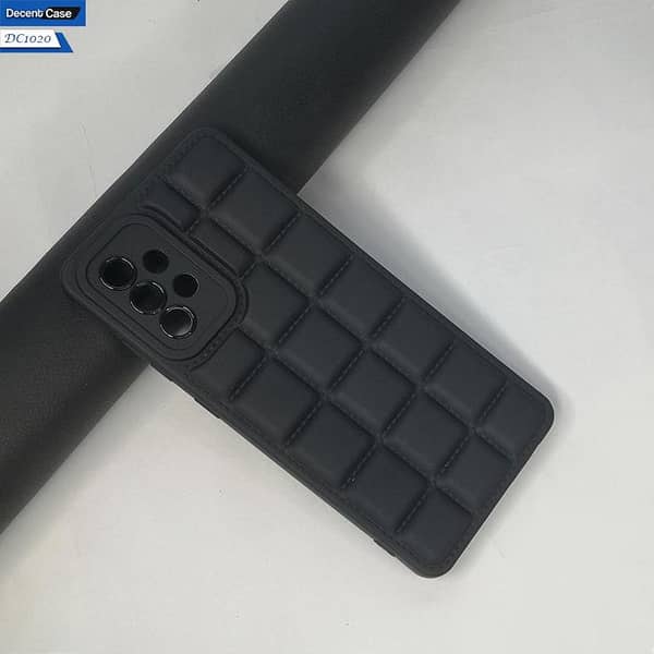 Soft Silicone Cube Puffer Back Case for Samsung Galaxy A52