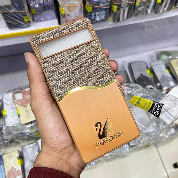 Google Pixel 9 Pro XL Cover - Golden - Swarovski Glitter and Crystal Design