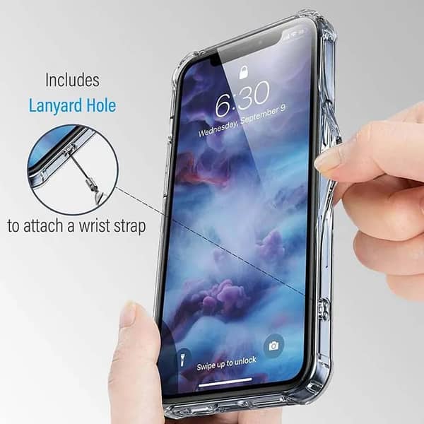 Soft Silicone Crystal Clear Case for Various iPhone Models including 15 Pro Max, 14 Pro, 13 Pro, and XS Max
