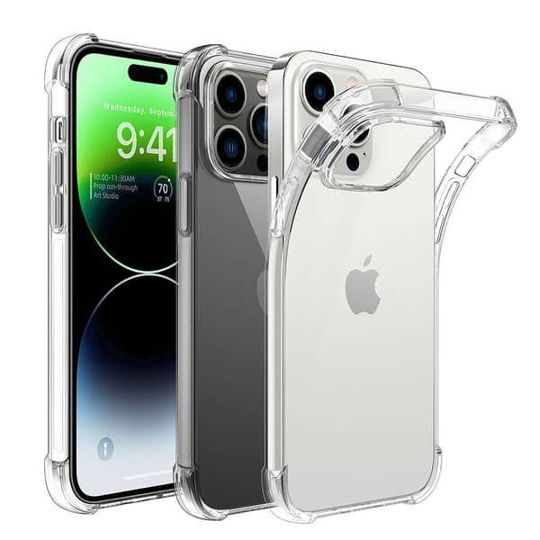 iPhone 15 Clear Soft Silicone Case - Transparent Design