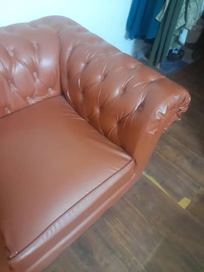 leather one piece sofa