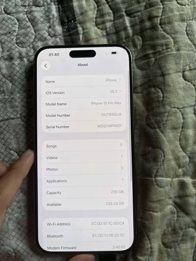 iPhone 15 pro max PTA approved