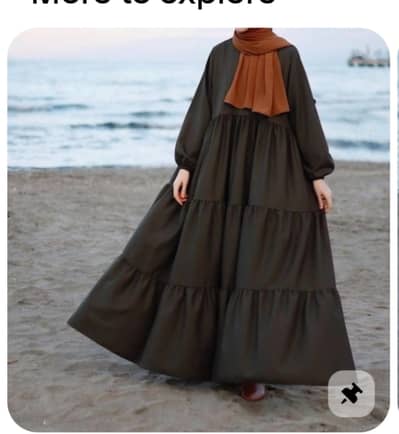 3 tier abaya