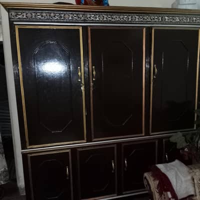 Wooden Wardrobe (2 Pieces) for Sale – Excellent Condition