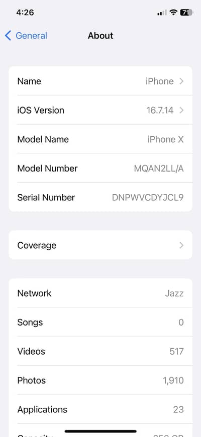 iPhone X pta approved
