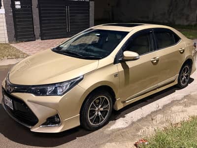 Toyota grande sides paint for fresh look