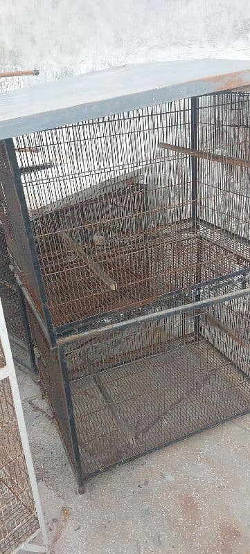 Birds and pet strong cages of different sizes