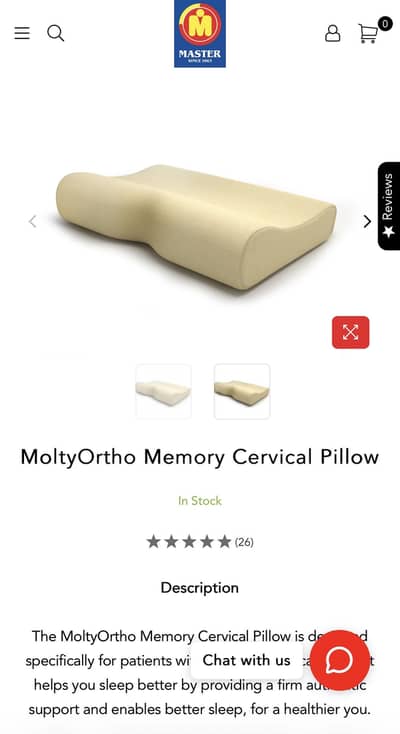 MoltyOrtho Memory Cervical Pillow